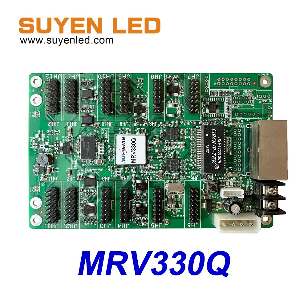 최고의 가격 NovaStar 풀 컬러 LED 스크린 수신 카드 MRV330Q